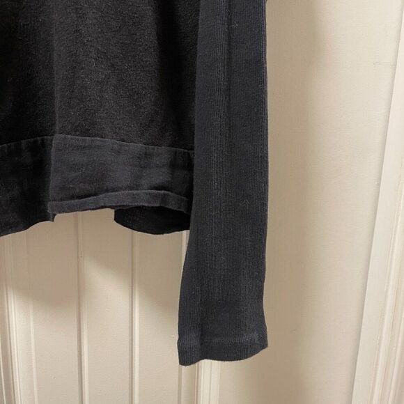 Splendid Sheer Cropped Cardigan Black - Small - Picture 5 of 5